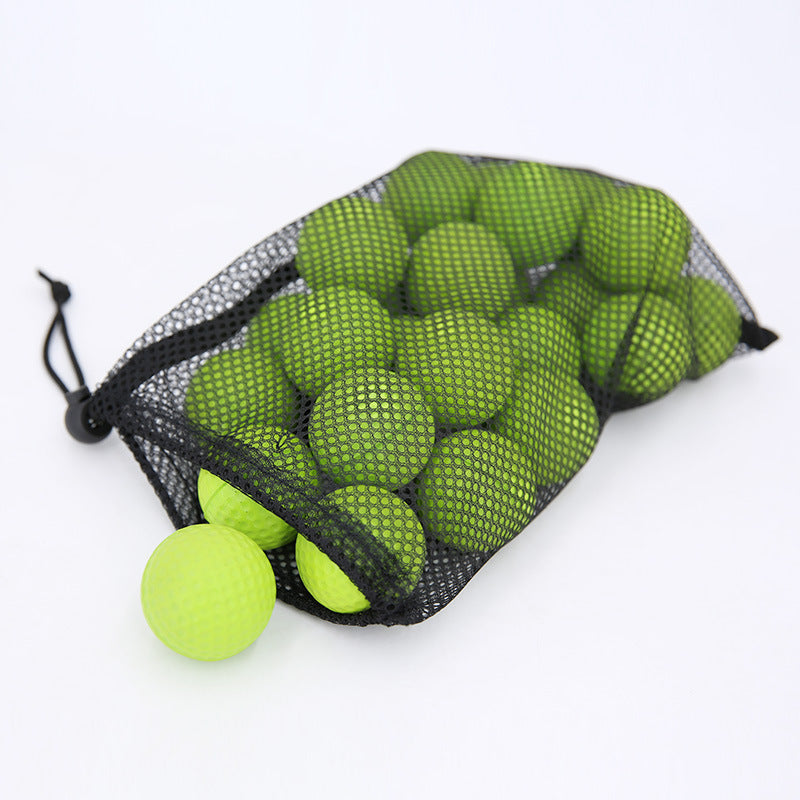 PU Golf Sponge Ball Children Novice EVA Green High Elastic Indoor