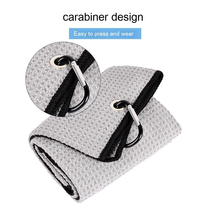 Waffle Golf Ball Eraser Cue Ball Bag Cleaning Cloth Towel Golf Ball Towel Pineapple Lattice